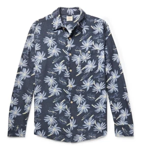 FAHERTY NWT The CHAMOIS Hawaiian Soft Brushed Cotton L/S Button Shirt XL $148 - Picture 1 of 6