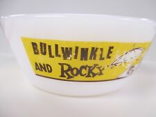 Vintage Bullwinkle and Rocky Cereal Bowl By Westfield (Circa 1960's )