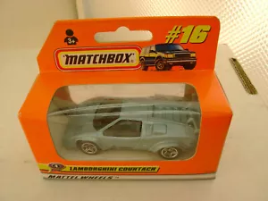 1998 MATCHBOX SUPERFAST #16 LAMBORGHINI COUNTACH LP 5000S NEW IN BOX - Picture 1 of 3