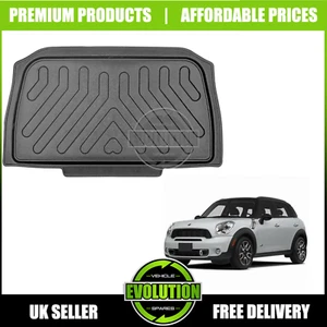 Tailored Boot tray liner car mat fits MINI COUNTRYMAN R60 2010-2016 lower floor - Picture 1 of 9