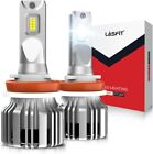 Lasfit H11 H8 H9 Led Light Bulbs, 2023 Super Bright H16 6000K Mini Size Easy