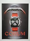 Clipping Pubblicit&#224; Advertising 2002 Orologi CORUM Swiss Timepieces