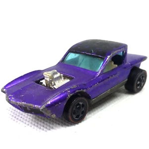 Hot Wheels Redline Python Car 1967 Purple White Interior Made In Hong Kong - Picture 1 of 10