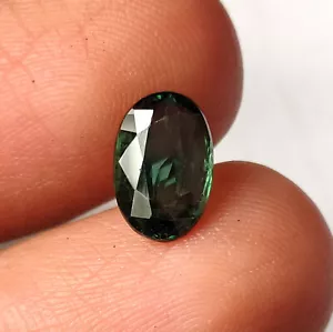 Teal Sapphire Natural Unheated Oval Cut Blue Green Sapphire Gemstone 2.55 Carat - Picture 1 of 5