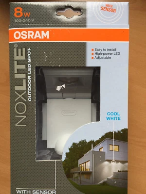 OSRAM LED-Wandleuchte 41038 NOXLITE LEDSPOT WT 8W S IP44b 0NA74124BS215 - Bild 1 von 2