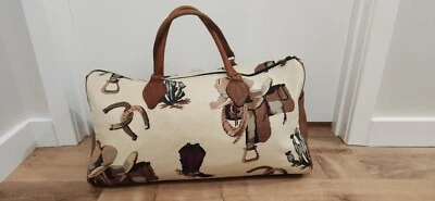 Bolso de Mano/Lona Two Bar West "Colección TRUE WEST" con Bolsa de Maquillaje/Artículo de Aseo Foto 1 de 4