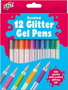 Galt Toys, 12 Glitter Gel Pens, Glitter Pen Set, Ages 6 Years Plus - Picture 1 of 3