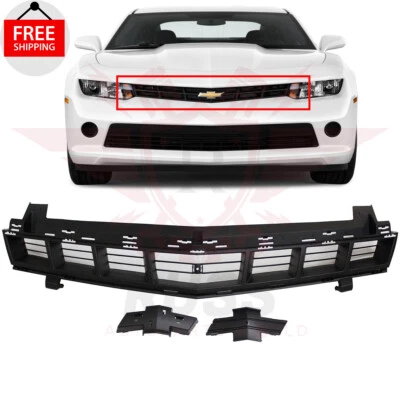 New Front Grille Textured Black Plastic For 2014-2015 Chevrolet Camaro GM1200695 - Изображение 1 из 4