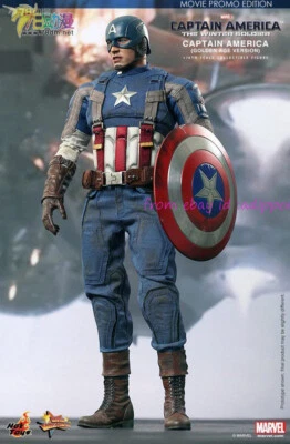 Figura de acción Hot Toys Mms240 1/6 Capitán América Steve Rogers 3.0 en stock Foto 1 de 4