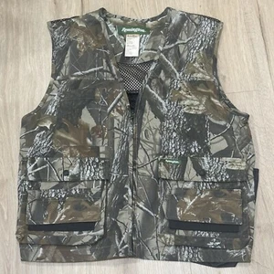 Remington Hunting Vest Jacket Mens Medium Hardwoods Realtree Pockets - Picture 1 of 5