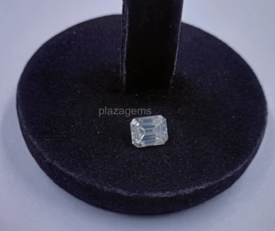 LAB-GROWN CVD DIAMOND D VVS1 CLARITY 2 CT EMERALD SHAPE EGL LOOSE GEMSTONE k - Image 1 of 4