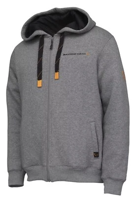Savage Gear Classic Zip Hoodie Grey Melange - Angelpullover,Kapuzen-Pullover - Bild 1 von 3