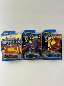 Hot Wheels Diecast DC Comics Superman Custom Camaro/Jaded/Ford Mustang Lote 3 - Imagen 1 de 9