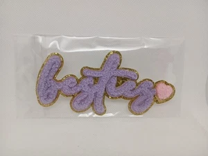 Besties Patch Peel & Stick | Funny Patch For Girl Cute Metallic & Chenille - Picture 1 of 6