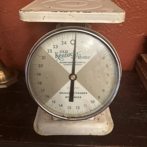 Vintage Old Kentucky Home 25 Pound Scale Belknap Hardware & Mfg. Co. Louisville - Bild 1 von 9