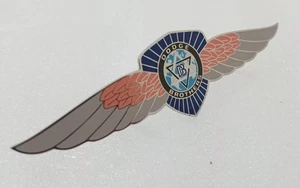 VINTAGE DODGE BROTHERS FRONT GRILL RADIATOR WINGED BADGE EMBLEM #B888 - Picture 1 of 13