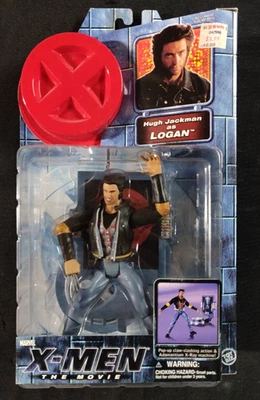Figura de acción ToyBiz Marvel X-Men the Movie 2000 - Hugh Jackman como Logan sellada Foto 1 de 4