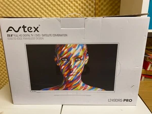 AVTEX L249DRS PRO 24" LED CARAVAN MOTORHOME 12V 24V DVD HD TV SATELLITE FREEVIEW - Picture 1 of 4