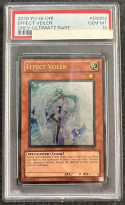 YU-GI-OH! Card Effect Veiler PSA10 novig0bp - Image 1 of 4