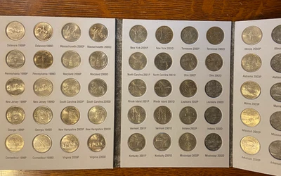 1999-2003 State Quarters (25 Philadelphia / 17 Denver) + 2 Uncirculated Parks - Image 1 of 4