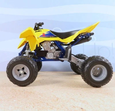 NewRay Suzuki Quadracer R450 塑料玩具 全地形车 黄色 蓝色 弹簧减震器 5.75 升 — 第 1/4 张图片