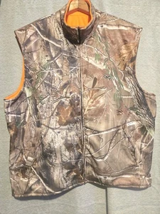 Mens Redhead Camo & Orange Reversible Hunting Vest Size XXL - Picture 1 of 8