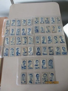 Carreras Turf Famous Footballers 1951 Full Set 50 Cards in Plastic Sleeves - Picture 1 of 6