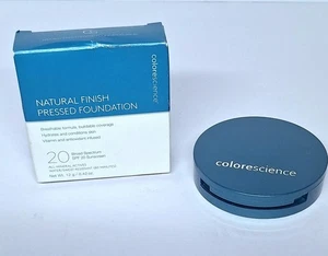 Colorescience Natural Finish Pressed Foundation SPF 20 Medium Bisque 0.42 oz - Picture 1 of 3