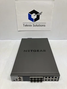 Netgear ProSafe M4300-8X8F 16-portowy przełącznik sieciowy 10Gb 8xSFP + 8xRJ45 - bez szyny - Zdjęcie 1 z 10