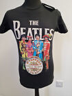 Beatles Adult Unisex T Shirt-Official-Beatles SGT Peppers-Black Beatle T Shirt