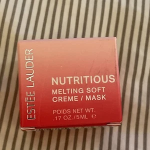 Estee Lauder Nutritious Melting Soft Creme Mask SAMPLE Mini 0.17oz 5ml New - Picture 1 of 5