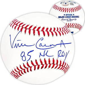 VINCE COLEMAN AUTOGRAPHED MLB BASEBALL CARDINALS "85 NL ROY" BECKETT QR 220376 - Picture 1 of 5