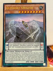 Qliphort-Tarnkappe SECE-EN022 Ultra Rare Englisch NM YUGIOH - Bild 1 von 1
