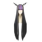 Breathable Hair Wigs For Women 30" Black White Wigs With Wig Cap
