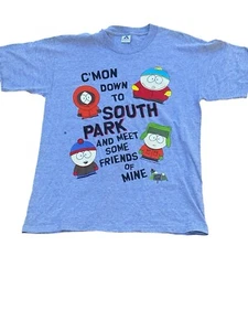 1998 South Park C’Mon Down To South Park T-Shirt Size Large Comedy Central VTG - Picture 1 of 14