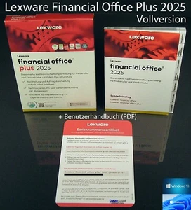 Lexware Financial Office Plus 2025 Vollversion Box +Handbuch PDF Updates OVP NEU - Bild 1 von 11