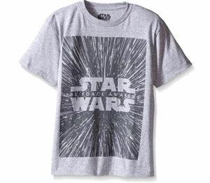 Star Wars Big Boys' T-Shirt, Heather Grey, Small/8 - Picture 1 of 1
