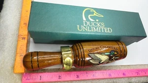 Ducks Unlimited 1998 Joe Bucher Limited Edition Duck Call 24 K GOLD NEW IN BOX - Bild 1 von 2
