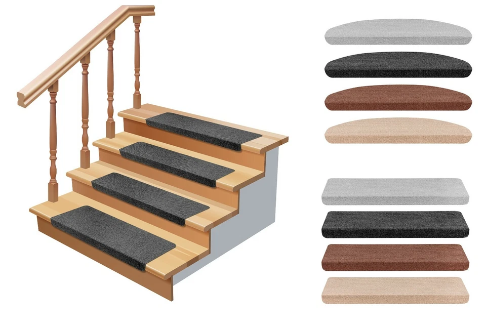 15er SET Stufenmatten Treppenschutz Treppenmatte Stufenmatte Treppenteppich - Bild 1 von 1
