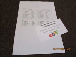 DERBY COUNTY U18's v LEEDS UNITED U18's 2023/24 DECEMBER 9th S/SHEET - Picture 1 of 1
