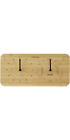 Northcore Wall Mounted Bamboo Time & Tide Clock Landscape