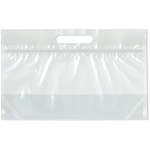 Plymor 11" x 5.5" (Case of 250), 3 Mil Zipper Plastic Bakery Bags with Handle - Picture 1 of 2