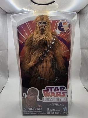Figura Hasbro Star Wars Forces of Destiny Roaring Chewbacca Adventure NUEVA EN CAJA FUNCIONA Foto 1 de 4