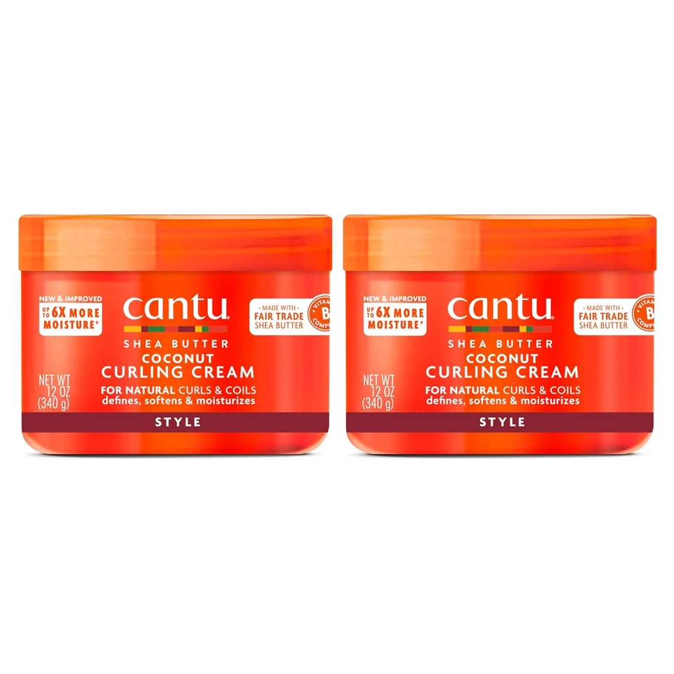 Cantu Coconut Curling Cream with Shea Butter for Natural Hair