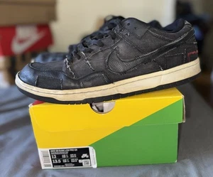 Größe 12 - Nike Wasted Youth x Dunk SB Low Black Denim - Bild 1 von 11