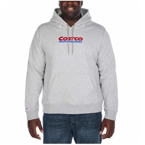 *NUEVO CON ETIQUETAS* Sudadera con Capucha Kirkland Signature Costco Unisex Logo (Gris, Para Hombre S/Mujer M) - Imagen 1 de 5