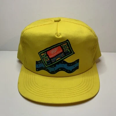 Винтажная бейсболка Miller Genuine Draft бейсболка желтая - Изображение 1 из 4