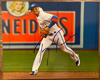 Foto 8x10 assinada/autografada por Troy Tulowitzki-Toronto Blue Jays-MLB - Imagem 1 de 2