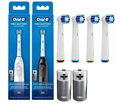 Braun Oral -B Pro Battery Electric Toothbrush Replacement Brush Heads UK Stock