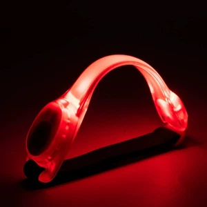 Led Running Armband Adjustable Luminous Yellow Orange White Arm Band Riding Glow - Picture 1 of 19